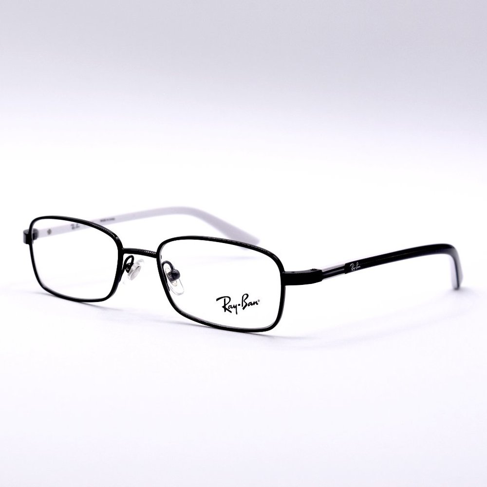RAY-BAN JUNIOR RB1037 4005 BLACK WHITE AUTHENTIC EYEGLASSES FRAME - Picture 2 of 7